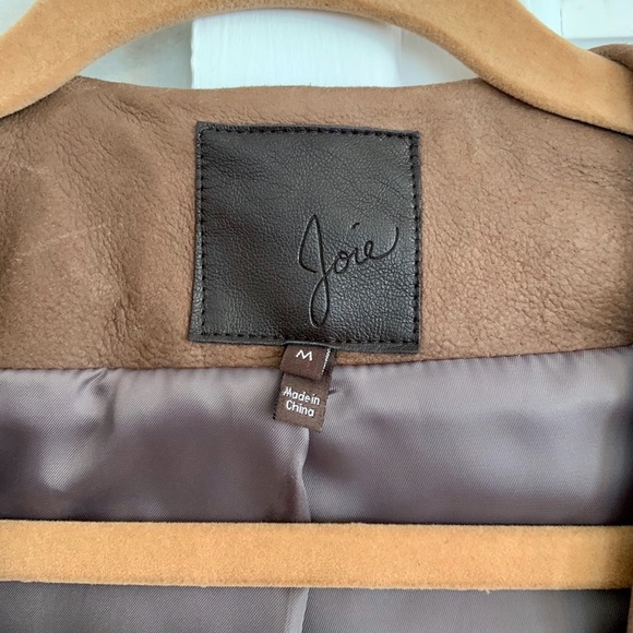Joie Brown Leather Jacket - Picture 2 of 5